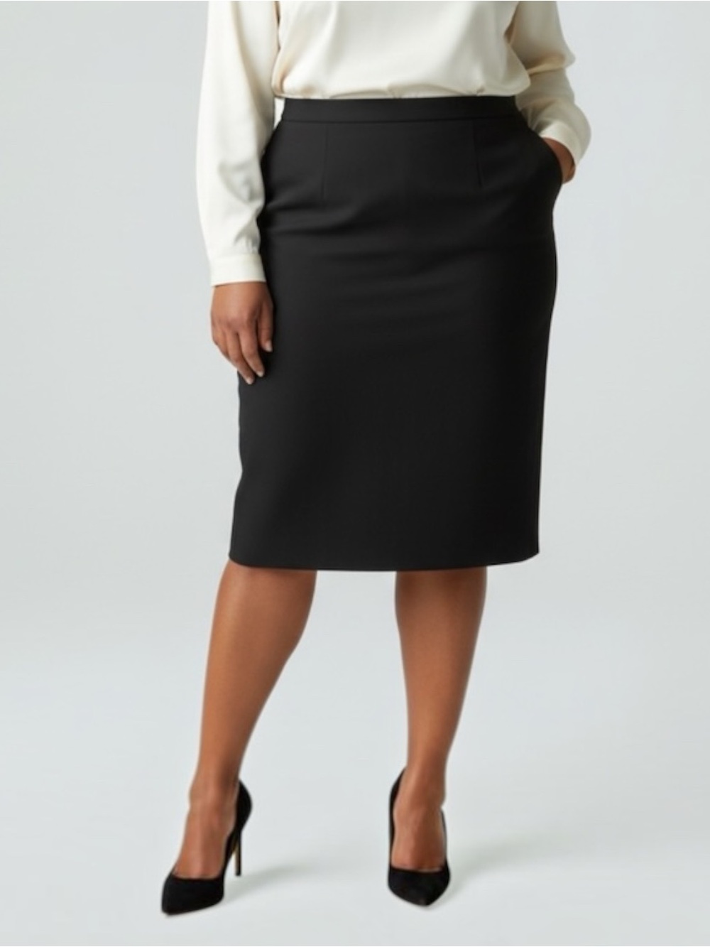 🇺🇸 JONES NEW YORK BLACK CLASSIC SKIRT 16w
